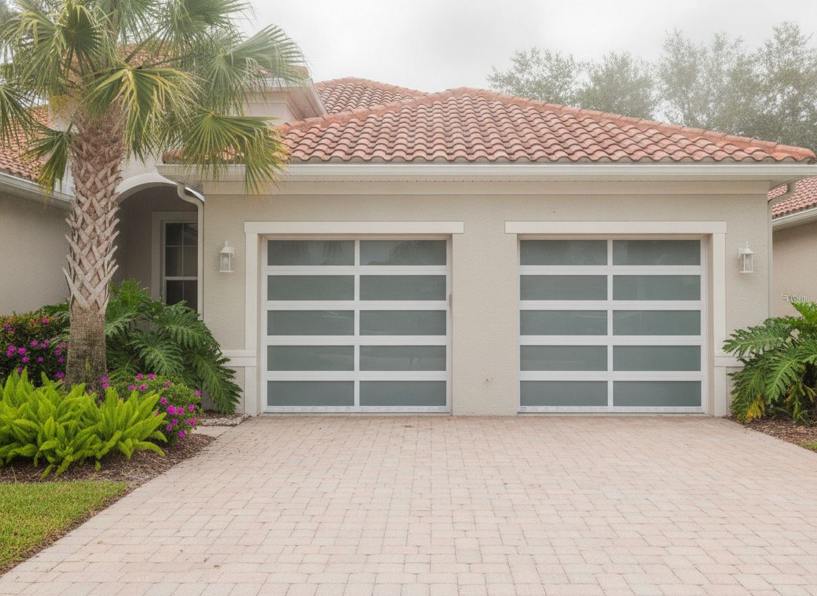 Garage door installation, illustrative example