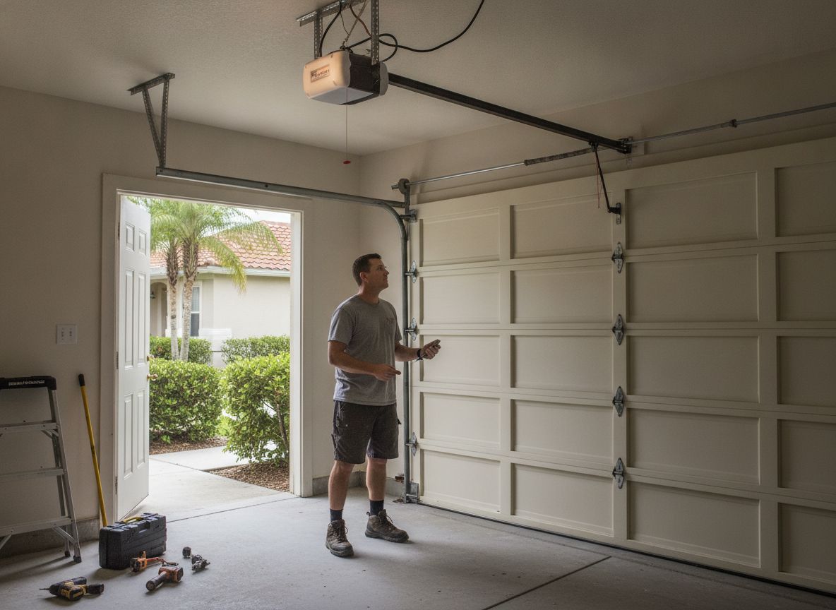 Testing a garage door opener